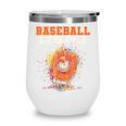 Baseball Lifestyle Ice Cream Drip Baseball Glove Crossed Bat Wine Tumbler Baseball Lifestyle Ice Cream Drip Baseball Glove Crossed Bat Wine Tumbler