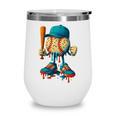 Baseball Lifestyle Youth Baseball Drip Icecream Wine Tumbler Baseball Lifestyle Youth Baseball Drip Icecream Wine Tumbler