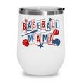 Baseball Mama Mom Mother Vintage Game Day Wine Tumbler Baseball Mama Mom Mother Vintage Game Day Wine Tumbler