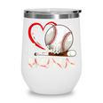 Baseball Nona Family Matching Cute Baseball Lover Wine Tumbler