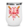 Baseball Pink Camo Ice Cream Youth Boys Girls Wine Tumbler