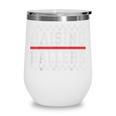 Baseball Player Raising Ballers Game Day Respect The Drip Wine Tumbler