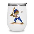 Baseball Puerto Rico Patriotic Flag Boricua Baseball Player Wine Tumbler Baseball Puerto Rico Patriotic Flag Boricua Baseball Player Wine Tumbler