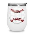 Baseball Red Stitches Sport Graphic 6432 Wine Tumbler Baseball Red Stitches Sport Graphic 6432 Wine Tumbler