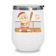 Baseball Santa 67 Christmas Xmas Boys Retro Wine Tumbler Baseball Santa 67 Christmas Xmas Boys Retro Wine Tumbler