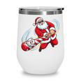 Baseball Santa 67 Christmas Xmas Pajamas Boys Wine Tumbler Baseball Santa 67 Christmas Xmas Pajamas Boys Wine Tumbler