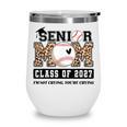 Baseball Senior Class Of 2027 Senior 2027 Graduation Women Wine Tumbler Baseball Senior Class Of 2027 Senior 2027 Graduation Women Wine Tumbler