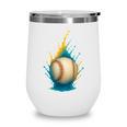 Baseball Splash Team Player For Kids Men Women Wine Tumbler Baseball Splash Team Player For Kids Men Women Wine Tumbler
