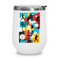 Baseball Strikeout Fastball Strikes Hitter Inning Curveball Wine Tumbler Baseball Strikeout Fastball Strikes Hitter Inning Curveball Wine Tumbler