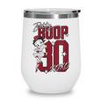 Betty Boop Baseball Logo Jersey With Stars Cute Cartoon Wine Tumbler Betty Boop Baseball Logo Jersey With Stars Cute Cartoon Wine Tumbler