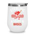 Boys Baseball Valentines Day Stealing Hearts Valentine Kids Wine Tumbler Boys Baseball Valentines Day Stealing Hearts Valentine Kids Wine Tumbler