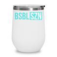 BSBL SZN Baseball Season Game Day Boys Girls Youth Premium Tri-Blend Wine Tumbler