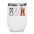 Bunny Football Baseball Sport Easter Day Wine Tumbler Bunny Football Baseball Sport Easter Day Wine Tumbler