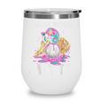 Calm Your Mitts Baseball Ice Cream Drip Crossed Bats Sport Wine Tumbler