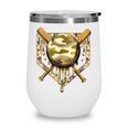 Camo Baseball Dripping Military Camouflage Sports Men Boy Wine Tumbler Camo Baseball Dripping Military Camouflage Sports Men Boy Wine Tumbler