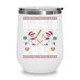 Christmas Baseball Bats Catcher Mitts Holiday Tee Wine Tumbler Christmas Baseball Bats Catcher Mitts Holiday Tee Wine Tumbler