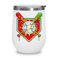 Christmas Baseball Ice Cream Drip Men Women Kids Wine Tumbler Christmas Baseball Ice Cream Drip Men Women Kids Wine Tumbler