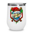 Christmas Baseball Ice Cream Drip Santa Baseball Player Kids Wine Tumbler Christmas Baseball Ice Cream Drip Santa Baseball Player Kids Wine Tumbler