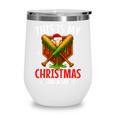 My Christmas Baseball Pajama Helmet Santa Xmas Men Boys Wine Tumbler