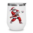 Christmas Baseball Player Santa Xmas Boys Men Toddler Wine Tumbler