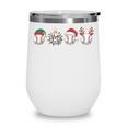 Christmas Baseball Player X-Mas Balls Wine Tumbler