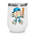 Cool Drip Baseball Shirt Youth Baseball Drip Wine Tumbler