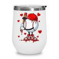 Cute Dripping Baseball Lover Valentines Day Boys Kids Wine Tumbler Cute Dripping Baseball Lover Valentines Day Boys Kids Wine Tumbler