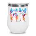 Dabbing Baseball Ice Cream Drip Number 67 Birthday Party Wine Tumbler