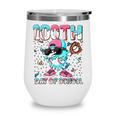 Dabbing Drippy 100th Days Of School Baseball Ice Cream Drip Wine Tumbler Dabbing Drippy 100th Days Of School Baseball Ice Cream Drip Wine Tumbler