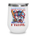 Dominican Puerto Rican Pride Baseball Flag Unity Wine Tumbler Dominican Puerto Rican Pride Baseball Flag Unity Wine Tumbler