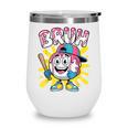 Drip Baseball Boy Youth Kid Ice Cream Dripping Baseball Bruh Wine Tumbler Drip Baseball Boy Youth Kid Ice Cream Dripping Baseball Bruh Wine Tumbler