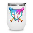 Dripping Baseball Pocket Respect The Drip Boys Baseball Wine Tumbler Dripping Baseball Pocket Respect The Drip Boys Baseball Wine Tumbler