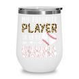 My Favorite Player Calls Me Granna Baseball Leopard Wine Tumbler