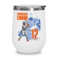 Francisco Lindor New York M Baseball Players MLBFLI304N Wine Tumbler