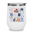 Game Day Baseball Lover Coquette Bow Girl Women Kid Mom Mama Wine Tumbler