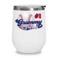 Grammy Rookie Of Year 1st Birthday Baseball Theme Matching Wine Tumbler Grammy Rookie Of Year 1st Birthday Baseball Theme Matching Wine Tumbler