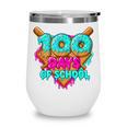 Happy 100 Days Of School Costume Baseball Drip Ice Cream Wine Tumbler Happy 100 Days Of School Costume Baseball Drip Ice Cream Wine Tumbler