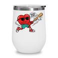 Heart Valentines Day Baseball Men Boys Kids Teens Wine Tumbler Heart Valentines Day Baseball Men Boys Kids Teens Wine Tumbler