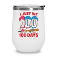 HUGvyn I Just Hit 100 Days Of School Baseball Ice Cream Boys Wine Tumbler HUGvyn I Just Hit 100 Days Of School Baseball Ice Cream Boys Wine Tumbler