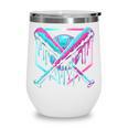 Ice Cream Baseball Drip Home Plate Bats Cool For Boys Youth Wine Tumbler Ice Cream Baseball Drip Home Plate Bats Cool For Boys Youth Wine Tumbler