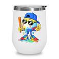 Ice Cream Baseball Drip Spots Sprinkle For Boys Youth Kids Wine Tumbler Ice Cream Baseball Drip Spots Sprinkle For Boys Youth Kids Wine Tumbler