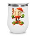 Ice Cream Drip Baseball Christmas Baseball Drip Candy Cane Wine Tumbler Ice Cream Drip Baseball Christmas Baseball Drip Candy Cane Wine Tumbler
