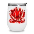 Ice Cream Drip Heart Valentines Day Baseball Boys Youth Kids Wine Tumbler