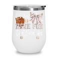 I'm Just Here For The Snacks Baseball Coquette Game Day Girl Wine Tumbler I'm Just Here For The Snacks Baseball Coquette Game Day Girl Wine Tumbler