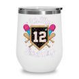 It's My 12th Birthday Baseball Fan Celebration Wine Tumbler It's My 12th Birthday Baseball Fan Celebration Wine Tumbler