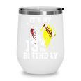 It's My 13th Birthday Baseball Softball Heart 13 Year Old Wine Tumbler It's My 13th Birthday Baseball Softball Heart 13 Year Old Wine Tumbler