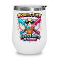 It's My 6733 Days Of School Baseball Ice Cream Dripping Wine Tumbler It's My 6733 Days Of School Baseball Ice Cream Dripping Wine Tumbler