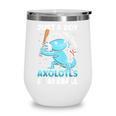Just A Boy Who Loves Axolotls & Baseball Wine Tumbler
