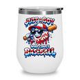 Just A Boy Who Loves Baseball Patriotic Drip For Youth Boys Wine Tumbler Just A Boy Who Loves Baseball Patriotic Drip For Youth Boys Wine Tumbler