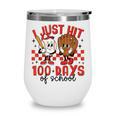 I Just Hit 100 Days Of School Baseball 100th Day Teacher Kid Wine Tumbler I Just Hit 100 Days Of School Baseball 100th Day Teacher Kid Wine Tumbler